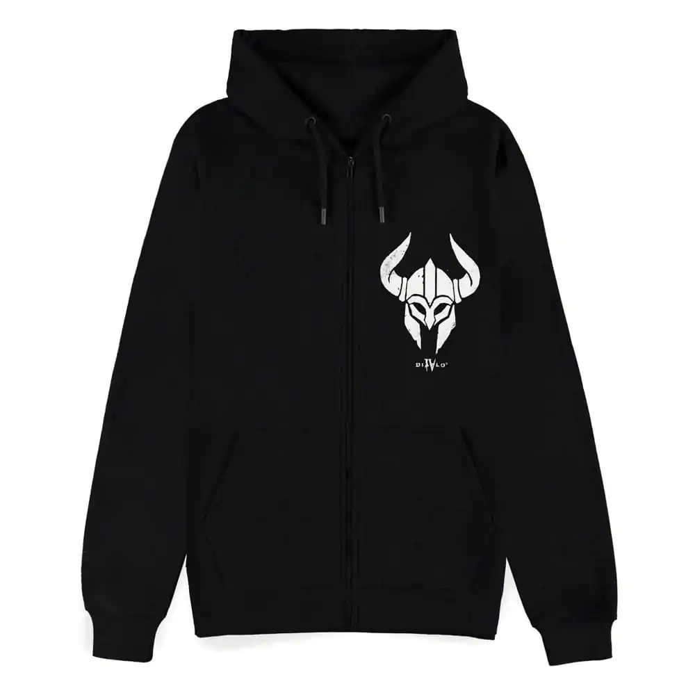 Diablo IV Zipper Hoodie Džemper Barbarian Sigil fotografija proizvoda