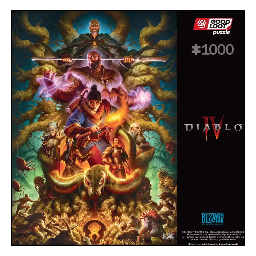 Diablo IV Gaming Puzzle Horadrim (1000 dijelova) fotografija proizvoda