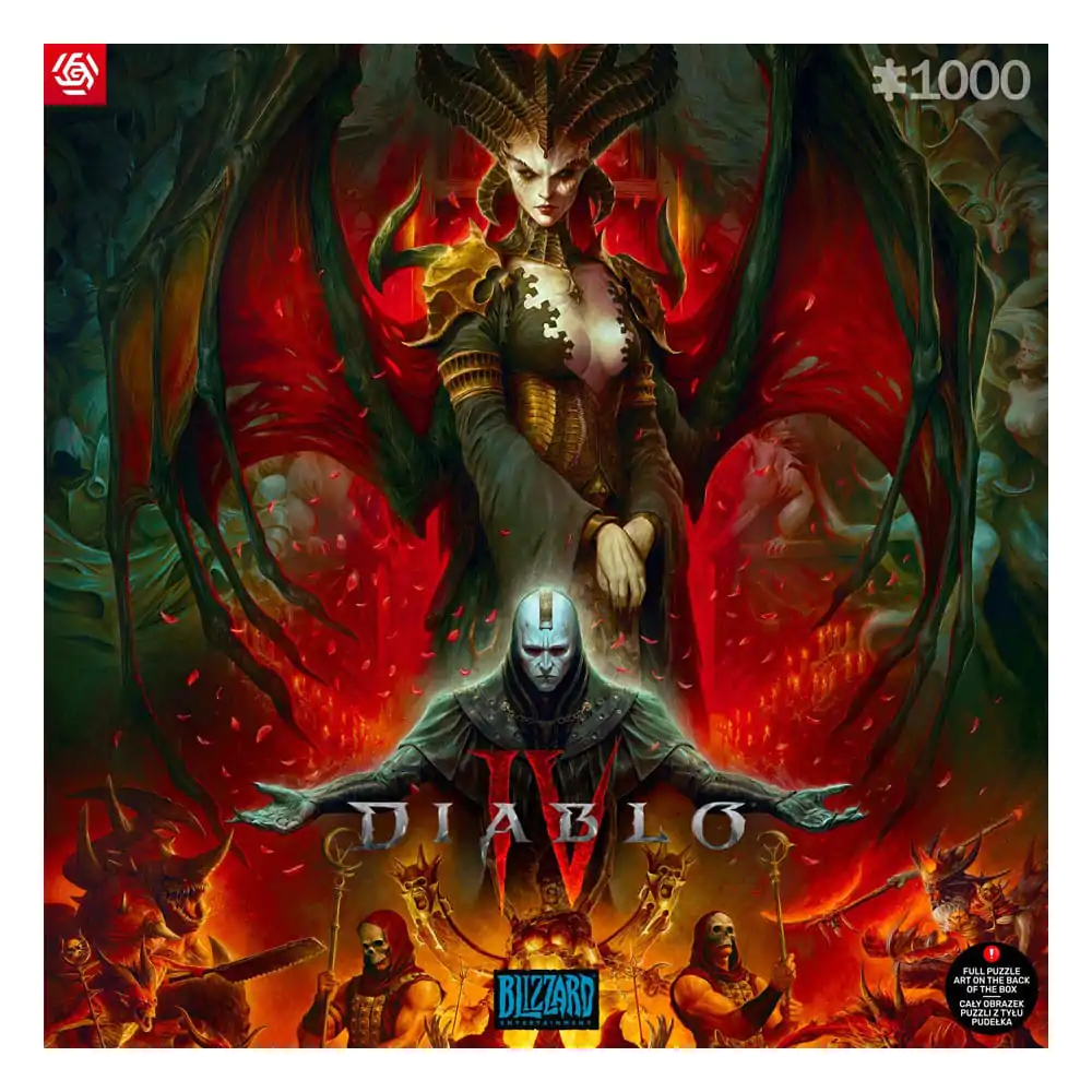 Diablo IV Gaming Puzzle Lilith Composition (1000 dijelova) fotografija proizvoda