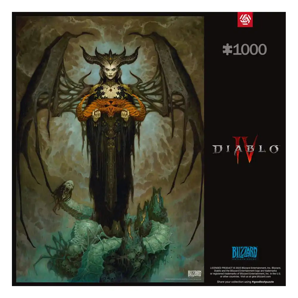 Diablo IV Gaming Puzzle Lilith (1000 dijelova) fotografija proizvoda