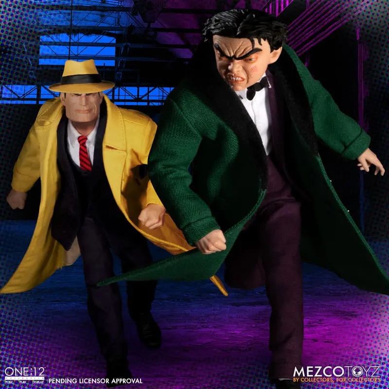 Dick Tracy akcijske figure 1/12 Dick Tracy protiv Flattopa set u kutiji 17 cm fotografija proizvoda