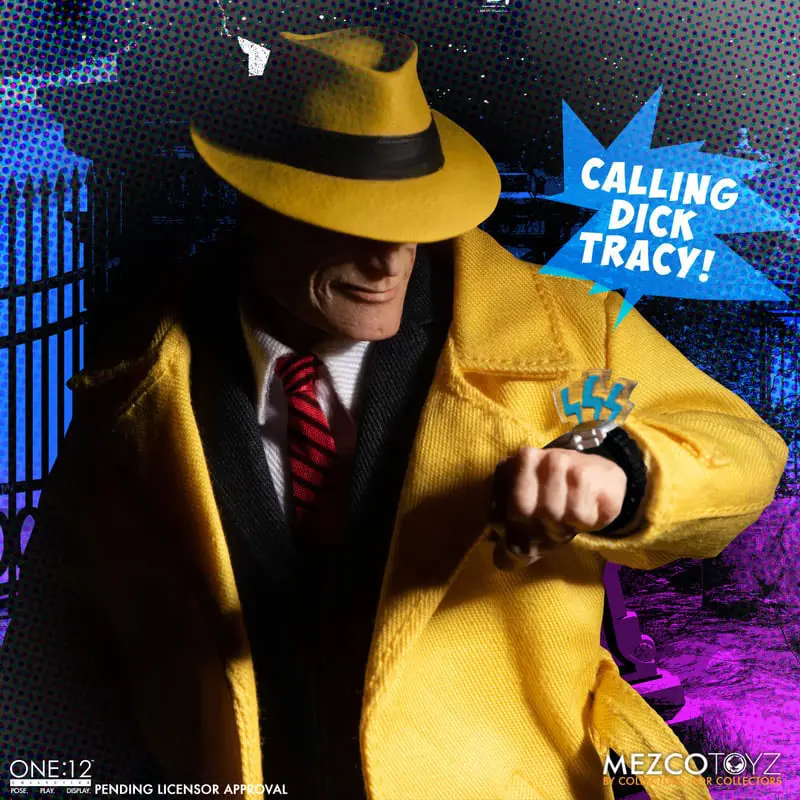 Dick Tracy akcijske figure 1/12 Dick Tracy protiv Flattopa set u kutiji 17 cm fotografija proizvoda