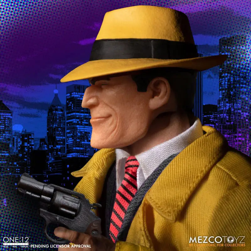 Dick Tracy akcijske figure 1/12 Dick Tracy protiv Flattopa set u kutiji 17 cm fotografija proizvoda