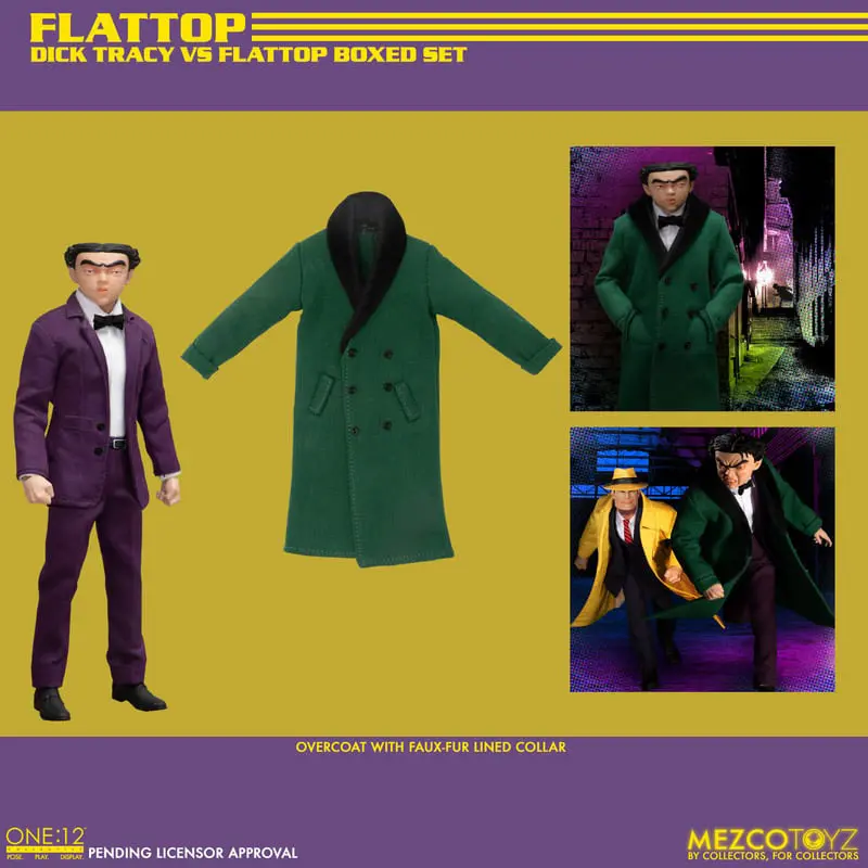 Dick Tracy akcijske figure 1/12 Dick Tracy protiv Flattopa set u kutiji 17 cm fotografija proizvoda