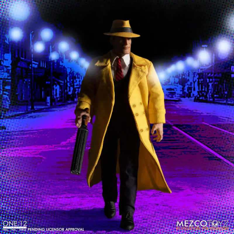 Dick Tracy akcijske figure 1/12 Dick Tracy protiv Flattopa set u kutiji 17 cm fotografija proizvoda