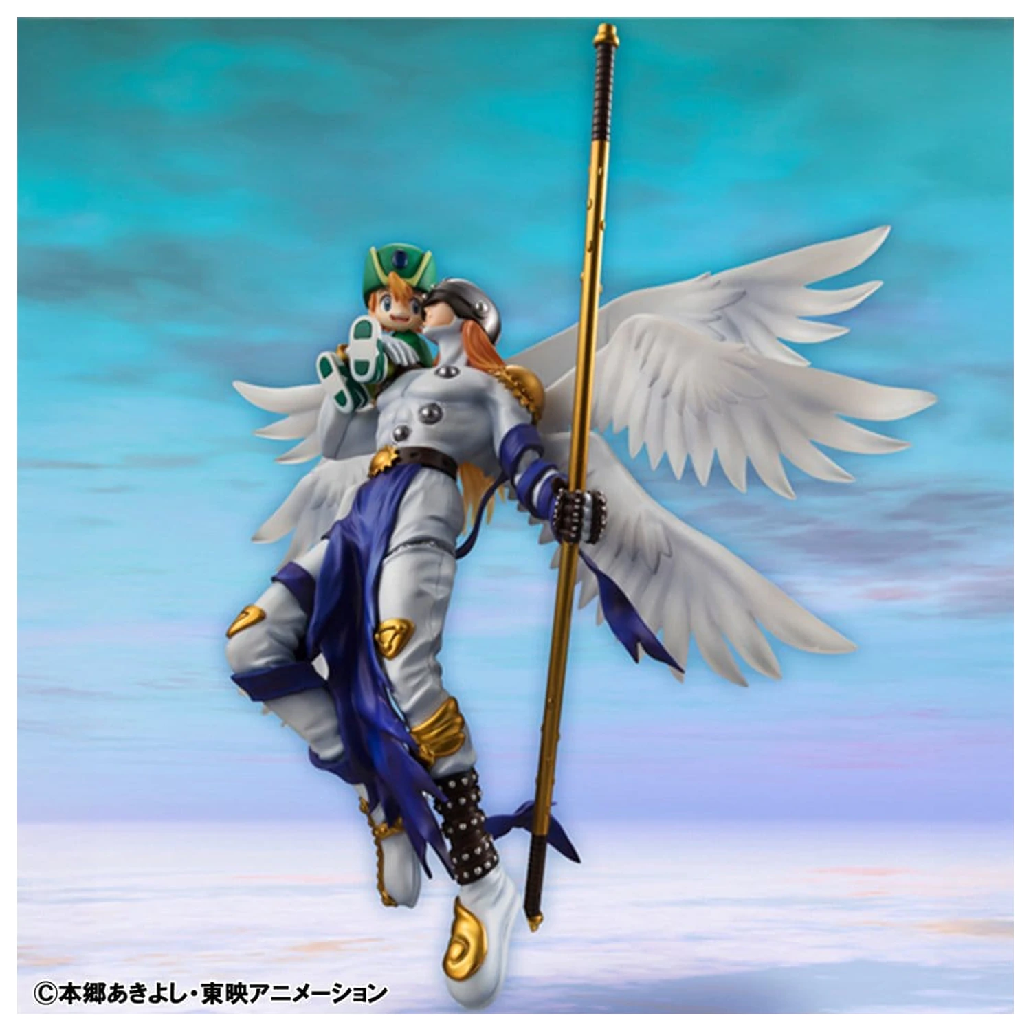 Digimon Adventure G.E.M. Series PVC figura Angemon & Takeru Takaishi 22 cm (Repeat) fotografija proizvoda