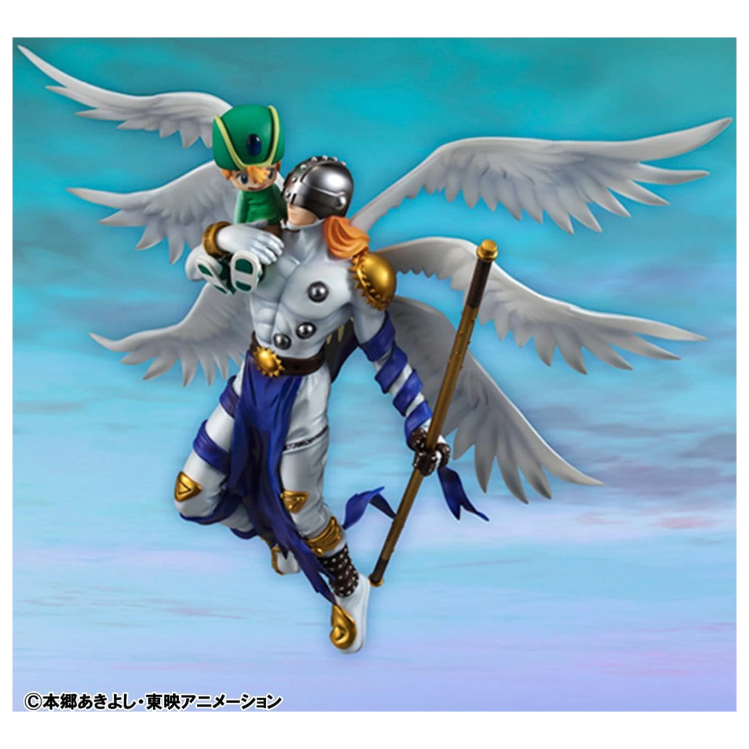 Digimon Adventure G.E.M. Series PVC figura Angemon & Takeru Takaishi 22 cm (Repeat) fotografija proizvoda