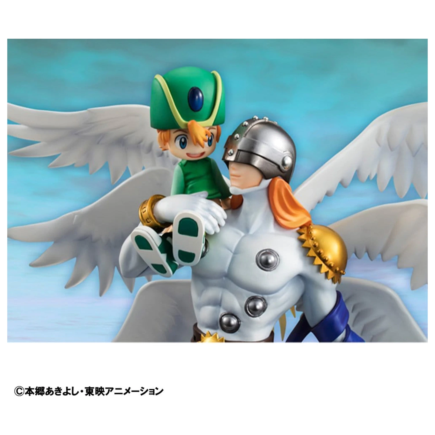 Digimon Adventure G.E.M. Series PVC figura Angemon & Takeru Takaishi 22 cm (Repeat) fotografija proizvoda