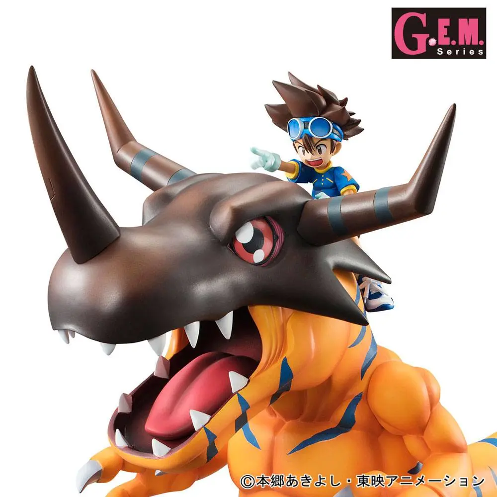 Digimon Adventure G.E.M. Series PVC kip Greymon & Taichi 25 cm fotografija proizvoda