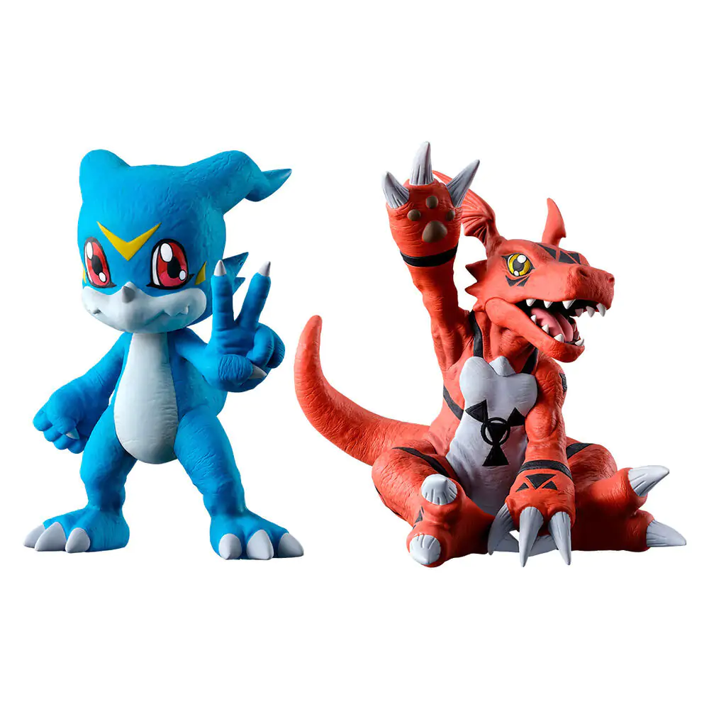 Digimon Two Forces That Radiate Light Veemon & Guilmon Ichibansho figure 5 cm fotografija proizvoda