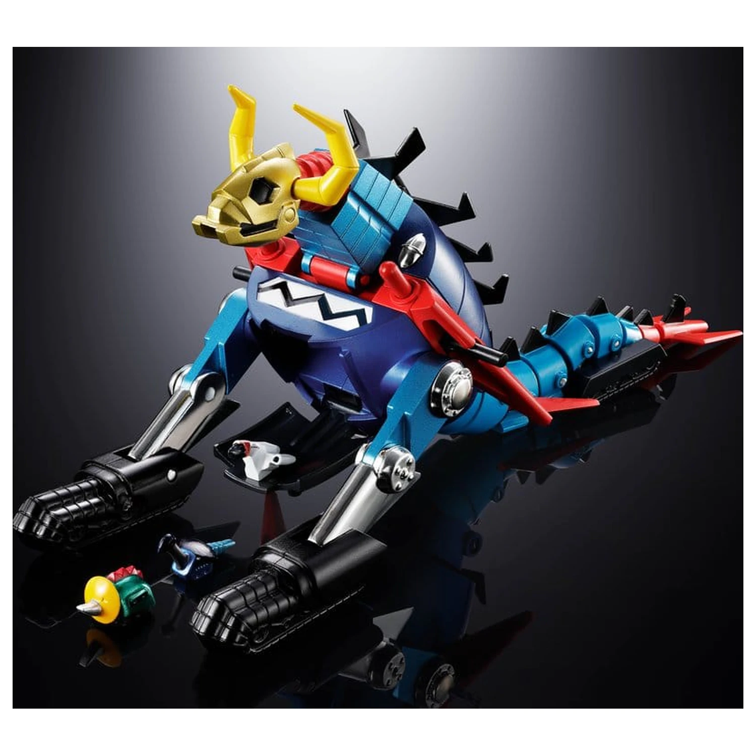 Dino Mech Gaiking Chogokin akcijska figura Daikumaryu & Gaiking 20 cm fotografija proizvoda