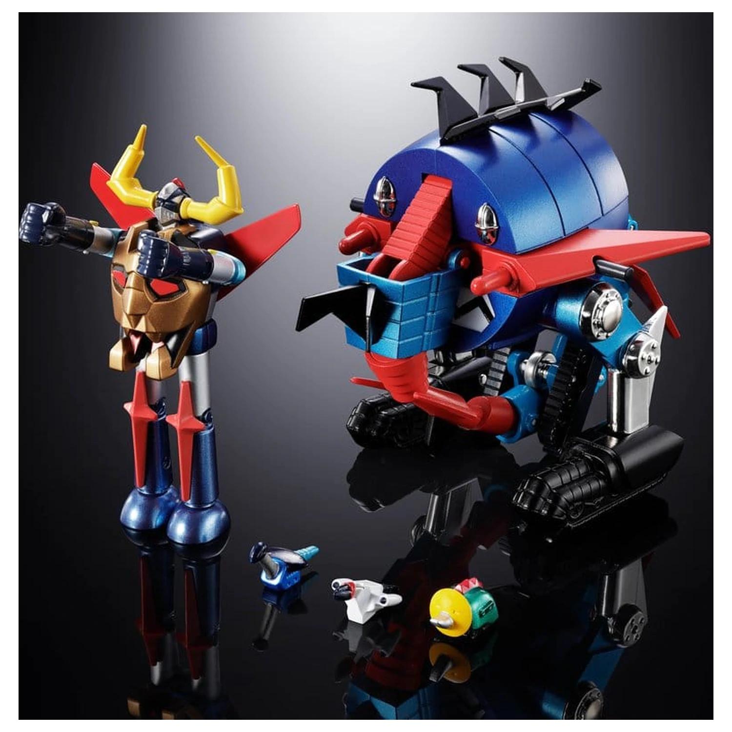 Dino Mech Gaiking Chogokin akcijska figura Daikumaryu & Gaiking 20 cm fotografija proizvoda