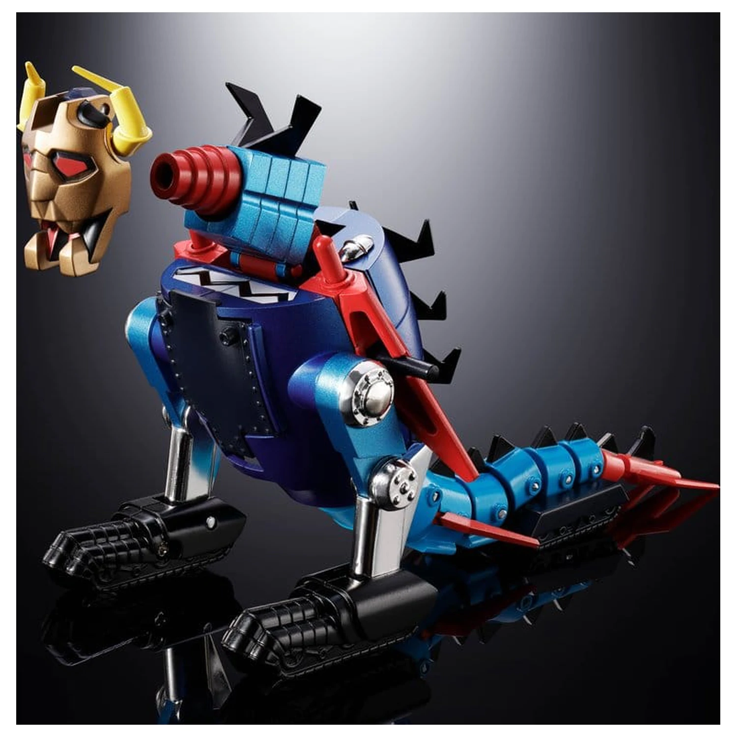 Dino Mech Gaiking Chogokin akcijska figura Daikumaryu & Gaiking 20 cm fotografija proizvoda
