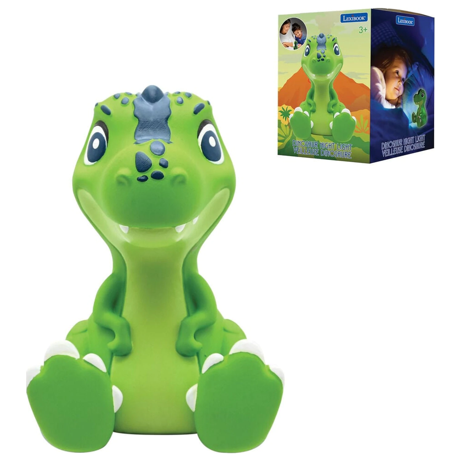 Dinosauri 3D noćno svjetlo fotografija proizvoda