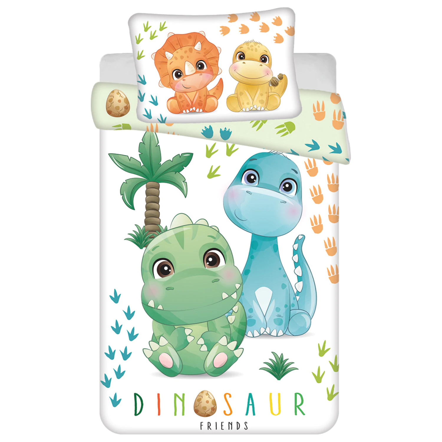 Dinosaur Friends Kids' Toddler Navlaka za poplun fotografija proizvoda