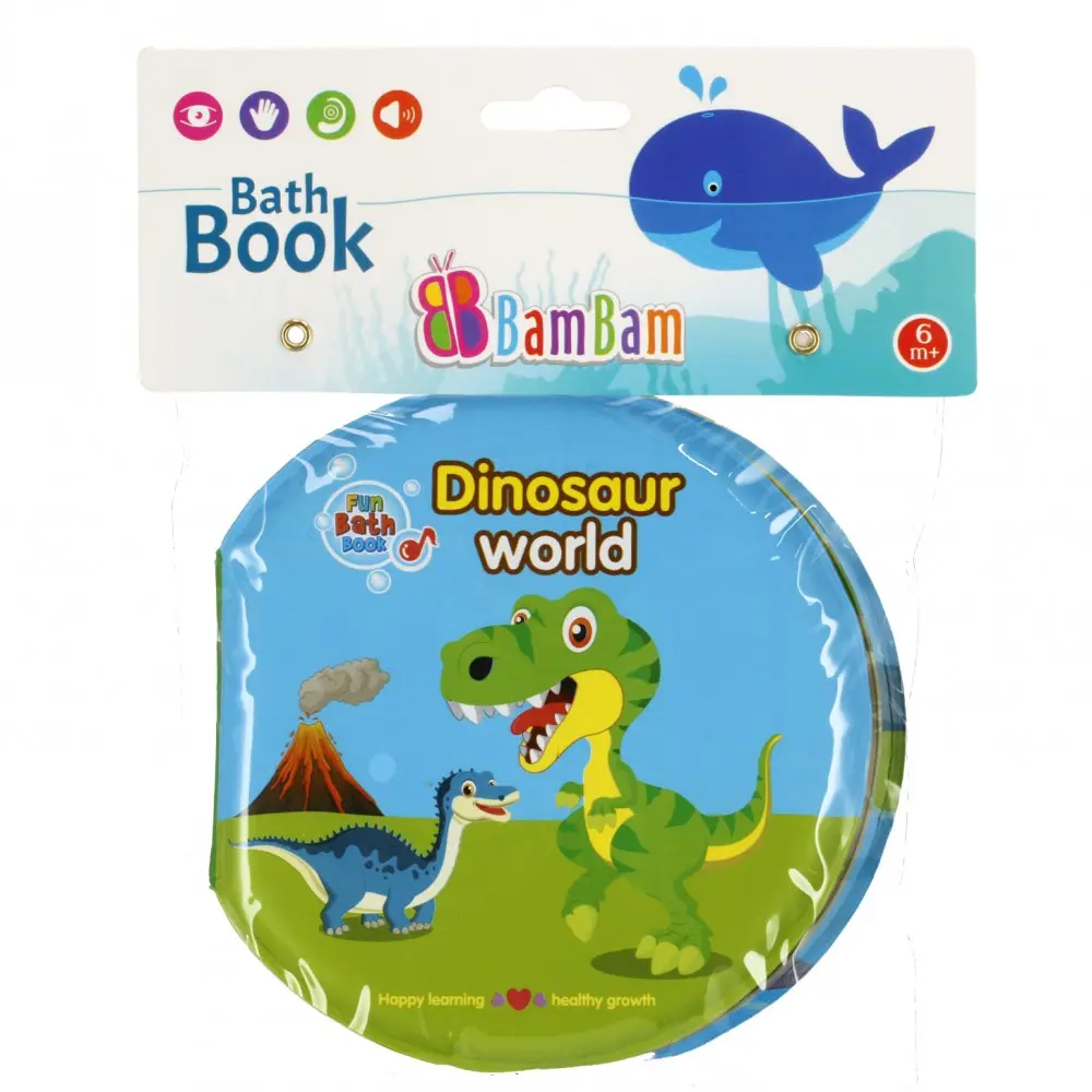 Dinosaur Splish-Splash Knjiga za kupanje beba igračka fotografija proizvoda