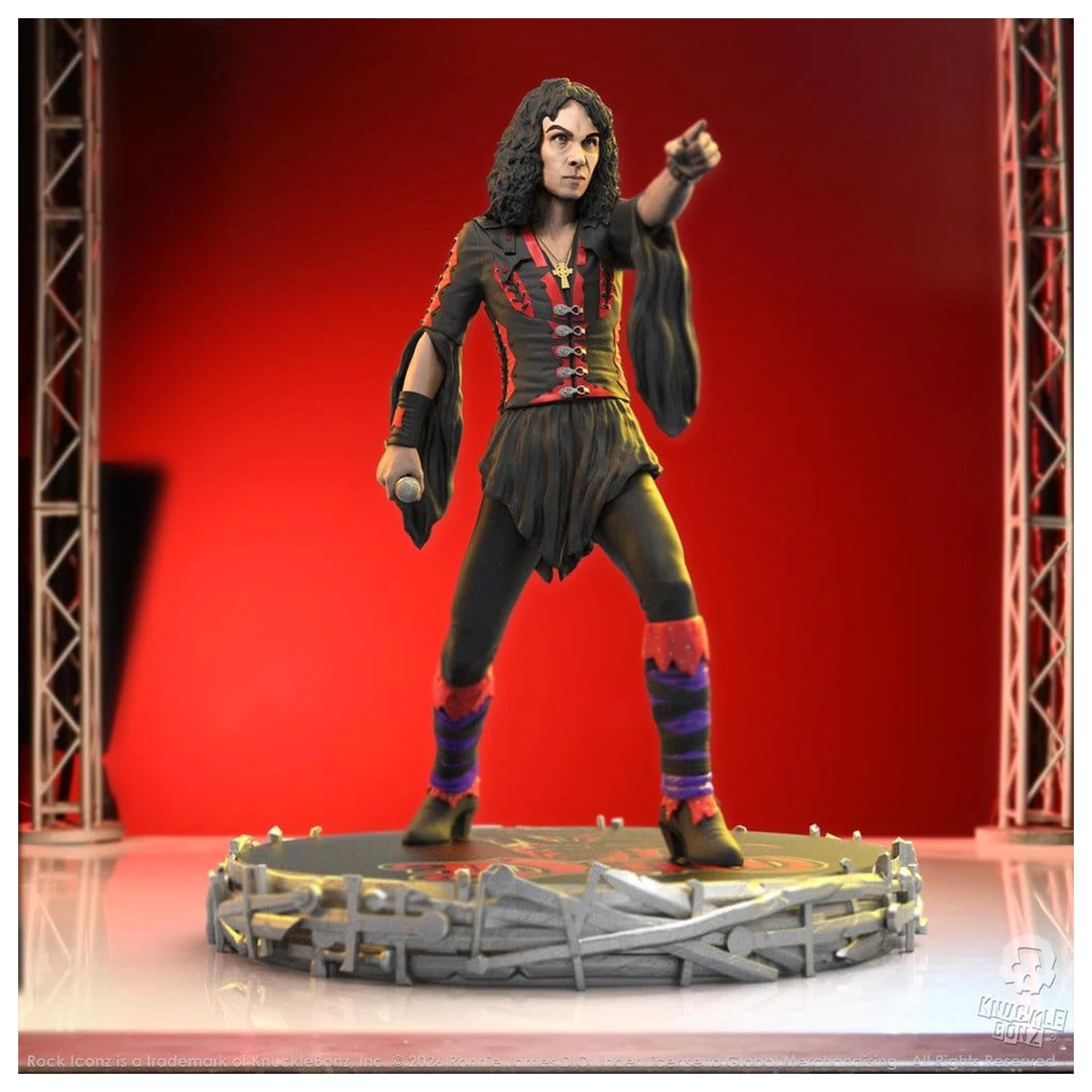 Dio Rock Iconz Statua Ronnie James Dio III 18 cm fotografija proizvoda
