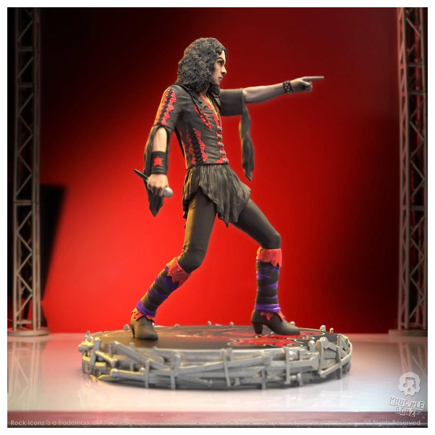 Dio Rock Iconz Statua Ronnie James Dio III 18 cm fotografija proizvoda