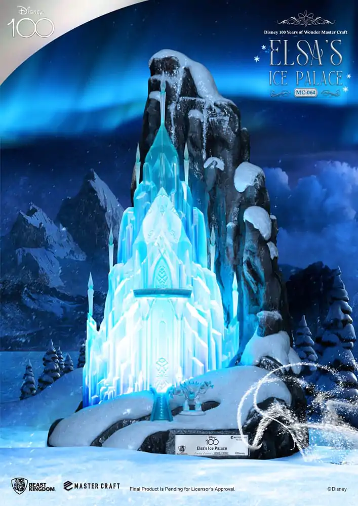 Disney 100 Years of Wonder Master Craft Kip Elsa's Palace 46 cm fotografija proizvoda