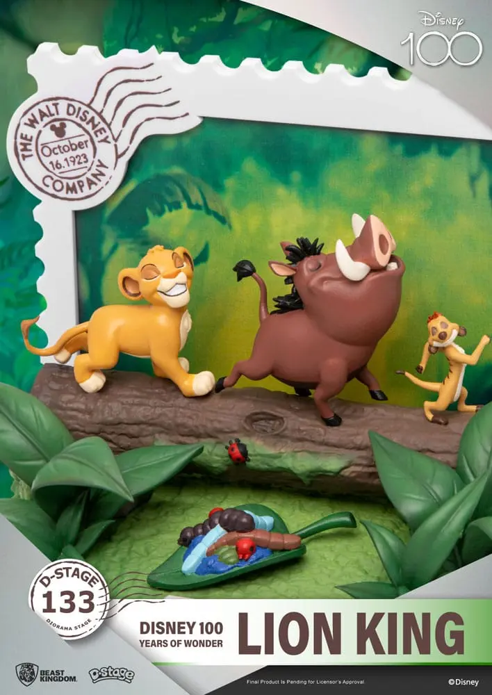 Disney 100 Years of Wonder D-Stage PVC diorama Kralj lavova 10 cm fotografija proizvoda