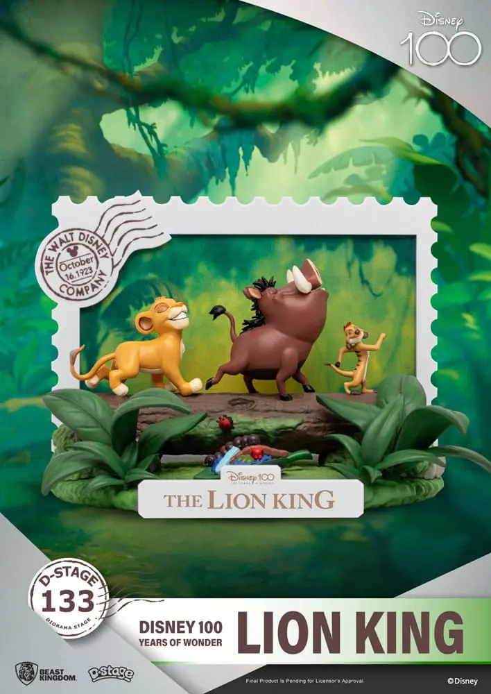Disney 100 Years of Wonder D-Stage PVC diorama Kralj lavova 10 cm fotografija proizvoda