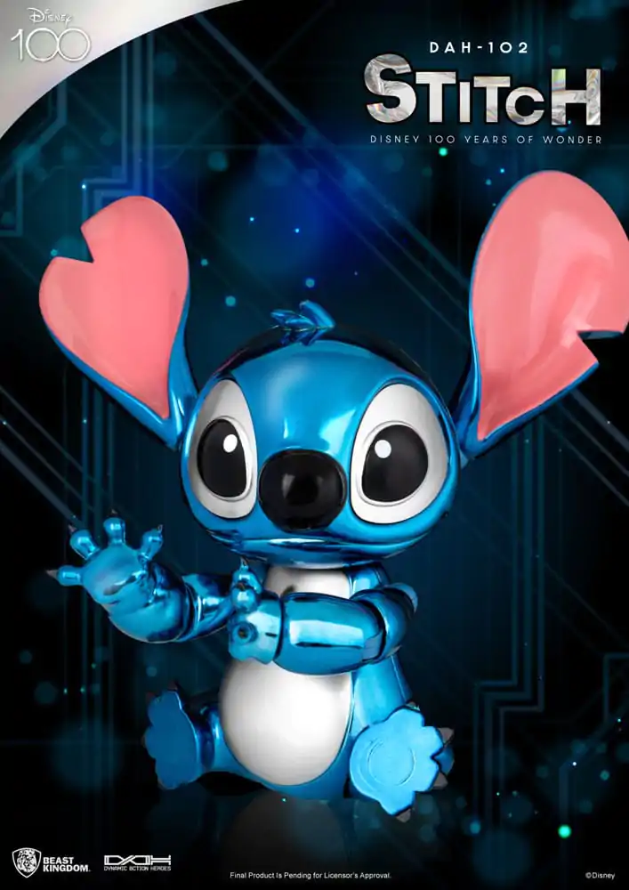 Disney 100 Years of Wonder Dynamic 8ction Heroes akcijska figura 1/9 Stitch (Lilo & Stitch) 16 cm fotografija proizvoda