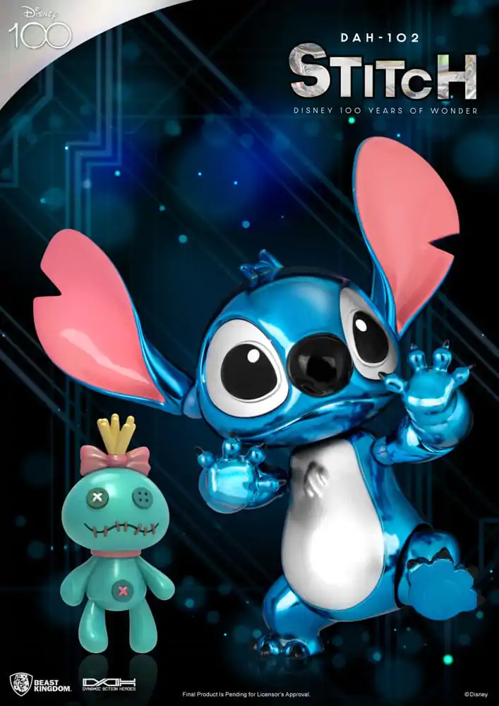 Disney 100 Years of Wonder Dynamic 8ction Heroes akcijska figura 1/9 Stitch (Lilo & Stitch) 16 cm fotografija proizvoda