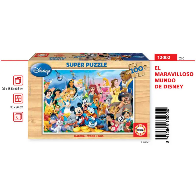 Disney The Wonderful World of Disney puzzle 100 komada fotografija proizvoda