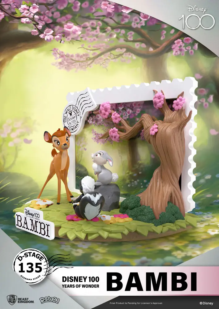 Disney 100th Anniversary D-Stage PVC Diorama Bambi 12 cm fotografija proizvoda