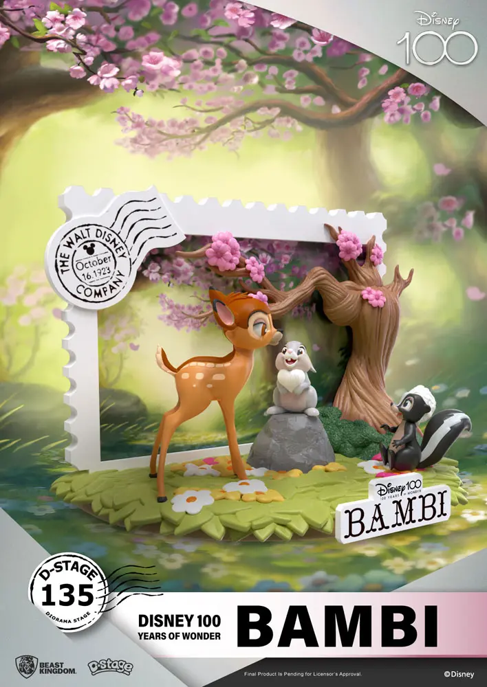 Disney 100th Anniversary D-Stage PVC Diorama Bambi 12 cm fotografija proizvoda