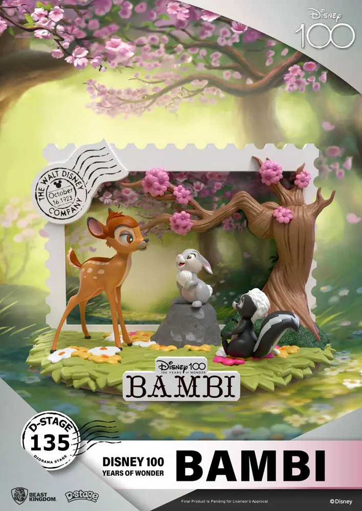 Disney 100th Anniversary D-Stage PVC Diorama Bambi 12 cm fotografija proizvoda