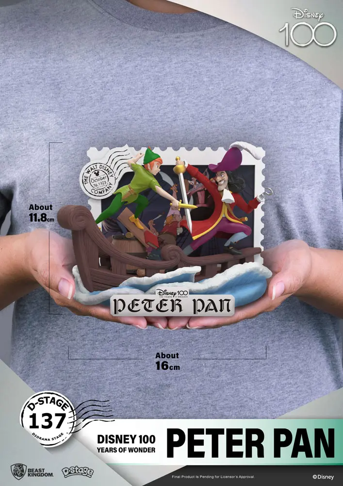 Disney 100th Anniversary D-Stage PVC Diorama Petar Pan 12 cm fotografija proizvoda
