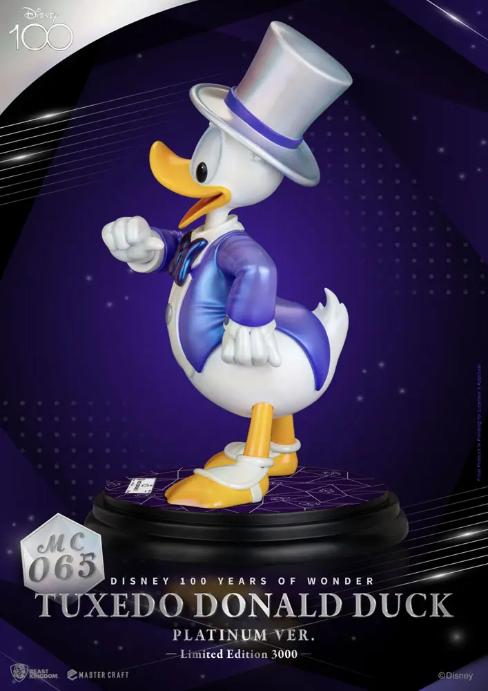 Disney 100th Master Craft Kip, Tuxedo Donald Duck (Platinum Ver.) fotografija proizvoda