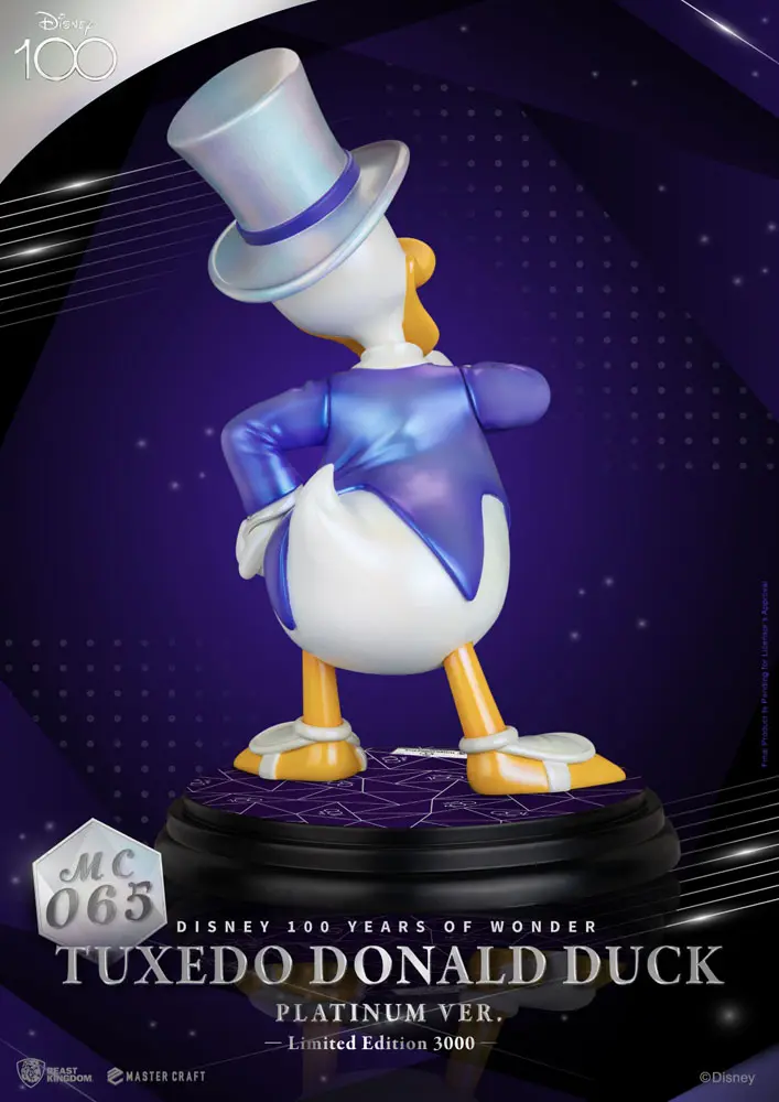 Disney 100th Master Craft Kip, Tuxedo Donald Duck (Platinum Ver.) fotografija proizvoda