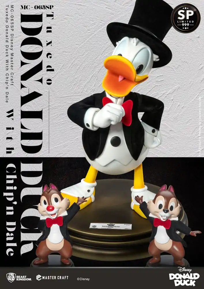 Disney 100th Master Craft Kip Tuxedo Donald Duck (Chip'n und Dale) 40 cm fotografija proizvoda