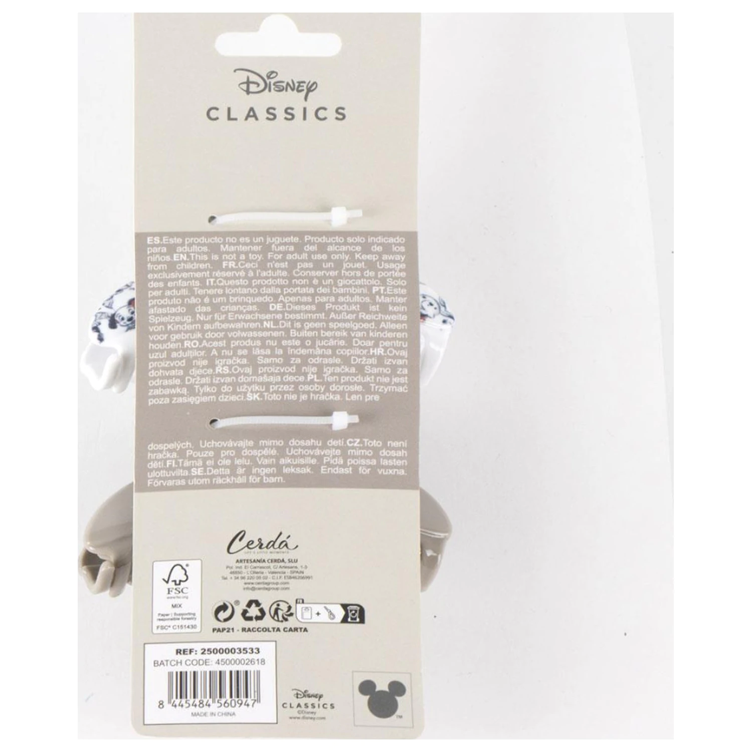 Disney 101 Dalmatians zabavne kopče za kosu, set od 2 komada fotografija proizvoda