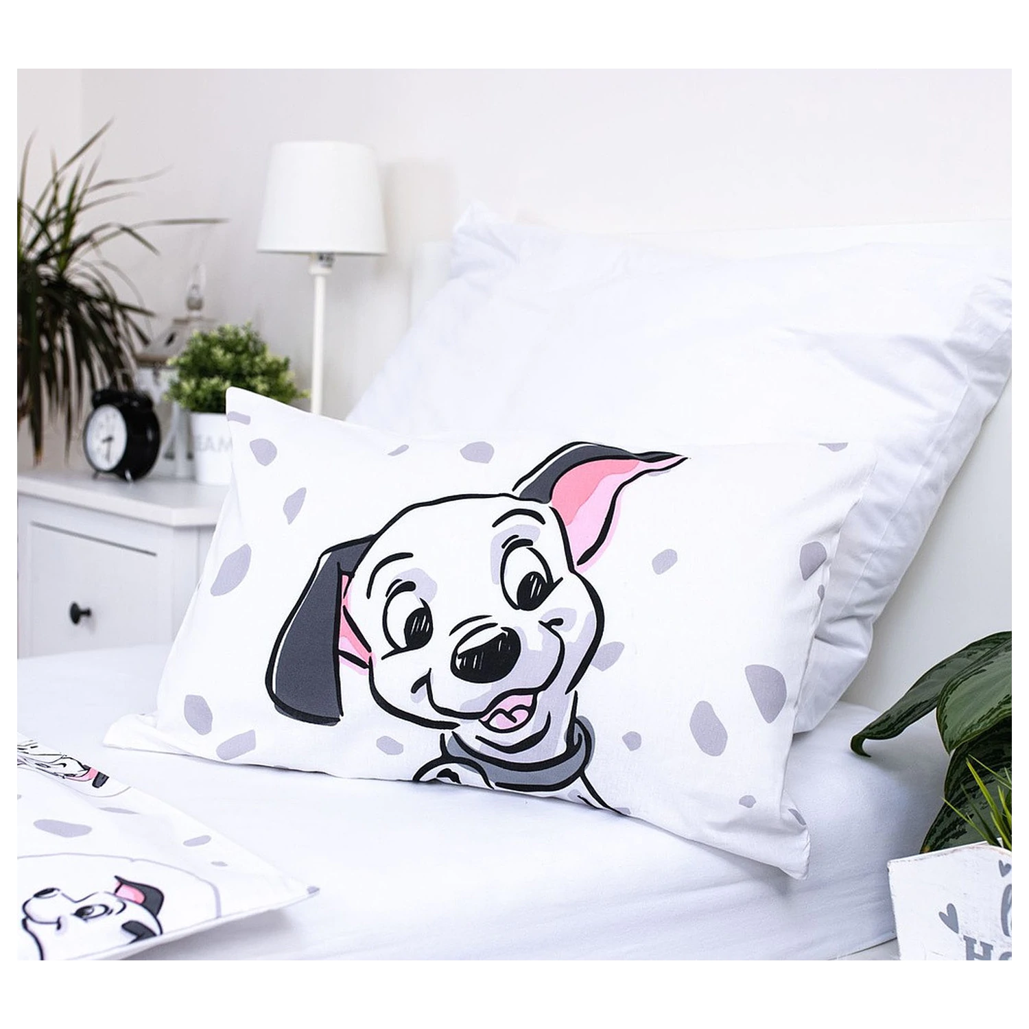 Disney 101 Dalmatians Bijela navlaka za poplun za malu i predškolsku djecu fotografija proizvoda