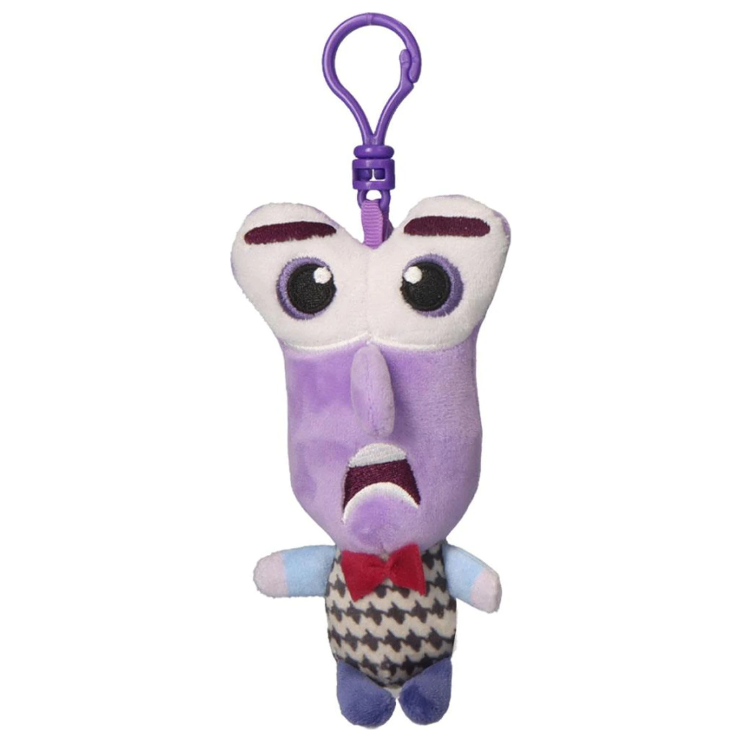 Disney Inside Out Fear 3D plišana figura s vješalicom, privjesak za torbu 12 cm fotografija proizvoda