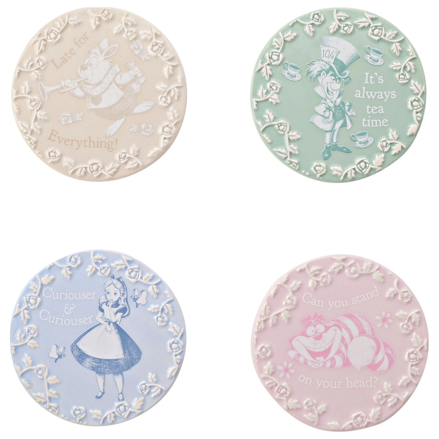 Disney Alice in Wonderland set od 4 podmetača za čaše fotografija proizvoda