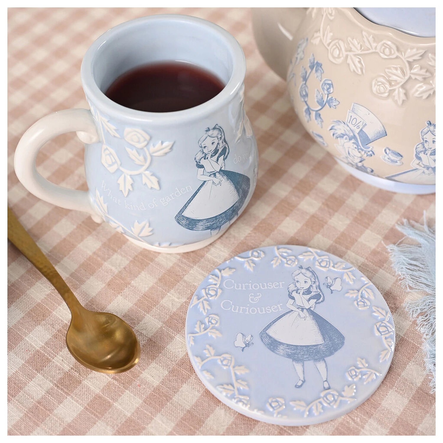 Disney Alice in Wonderland set od 4 podmetača za čaše fotografija proizvoda
