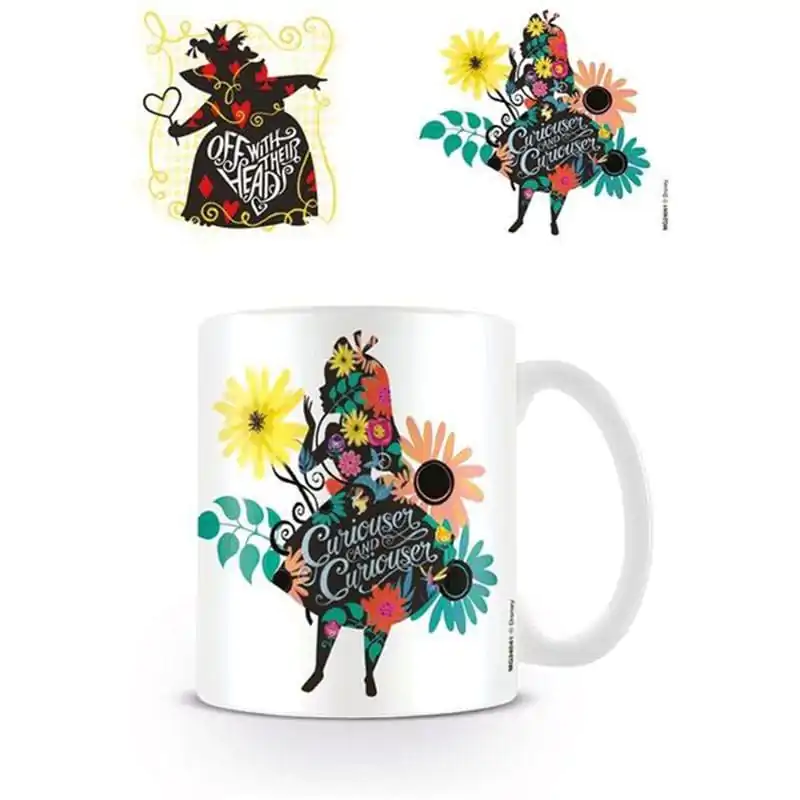 Disney Mug Alice in Wonderland Curiouser Šalica fotografija proizvoda