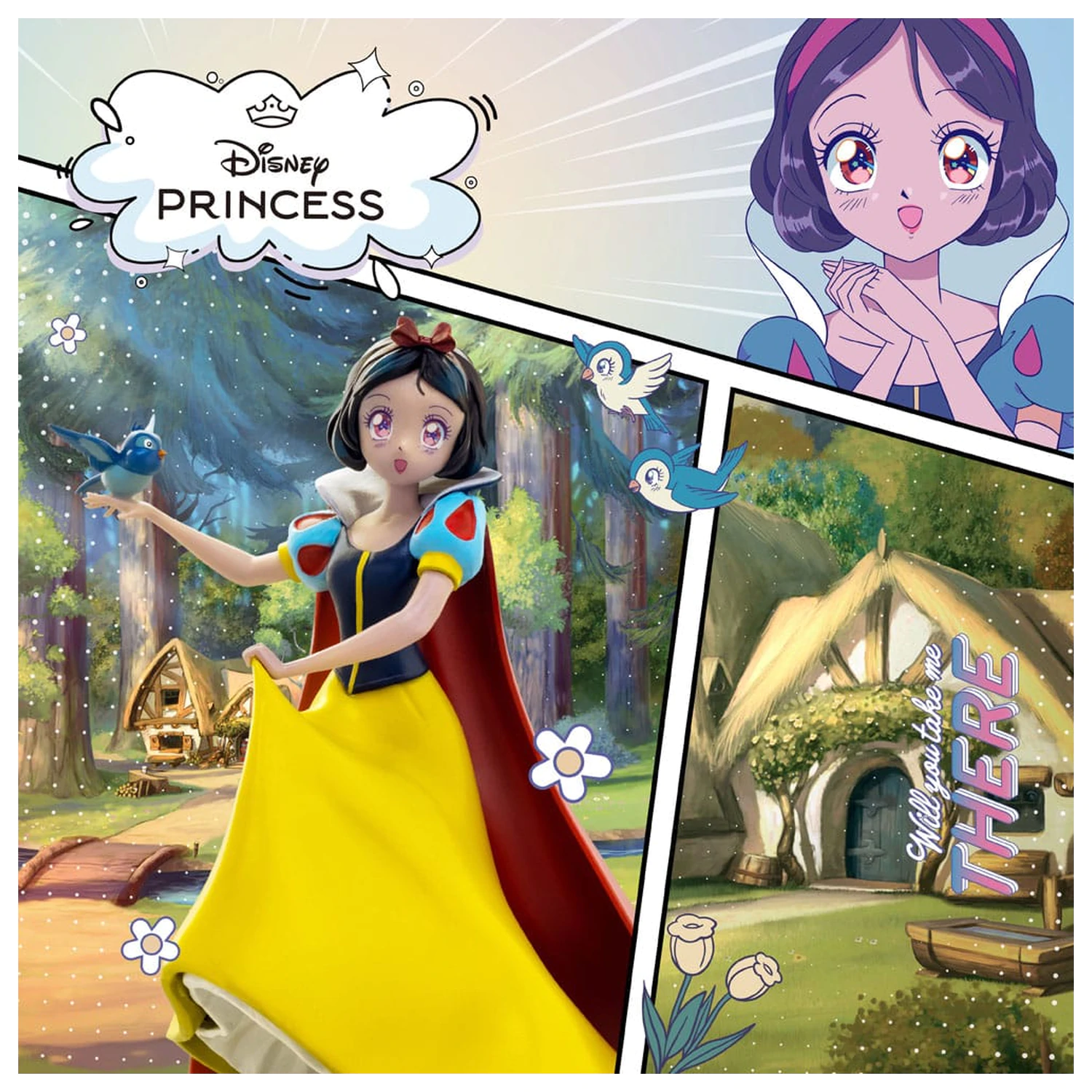 Disney Anime Princeza figurica Snjeguljica 17 cm fotografija proizvoda