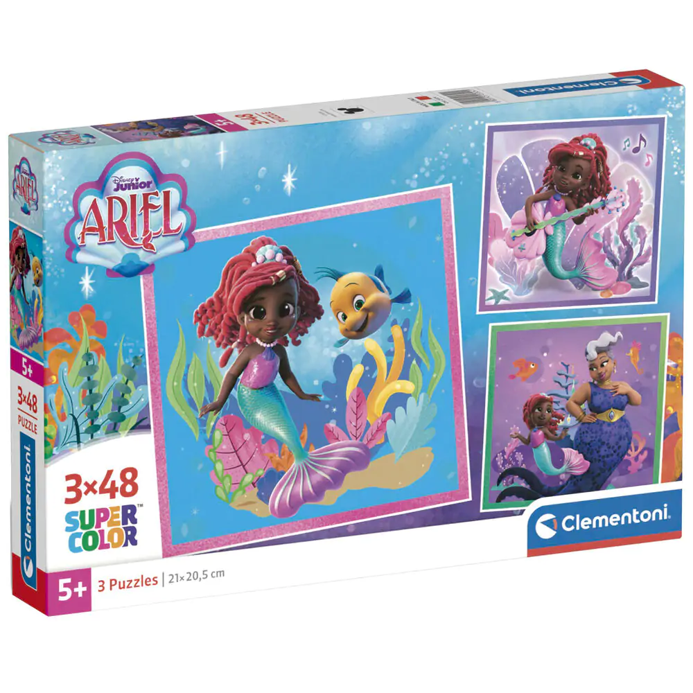 Disney Ariel puzzle 3x48 komada fotografija proizvoda