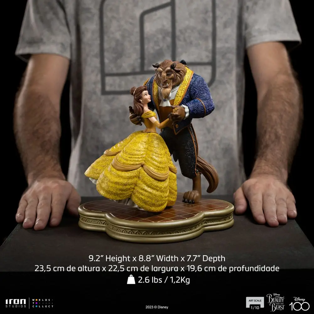 Disney Art Scale Kip 1/10 Beauty and the Beast 29 cm fotografija proizvoda