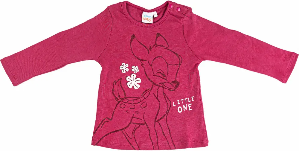 Disney Bambi majica kratkih rukava za bebe, gornji dio, 2-dijelni set fotografija proizvoda