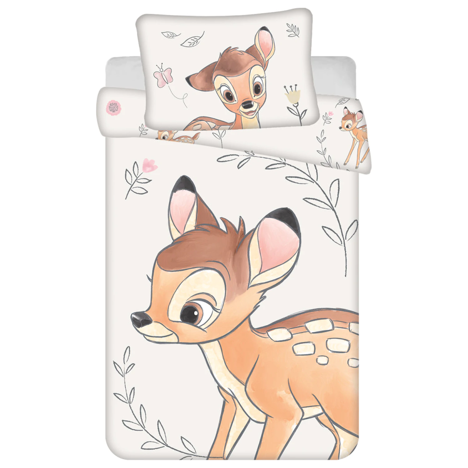 Disney Bambi bež dječja, predškolska navlaka za poplun fotografija proizvoda