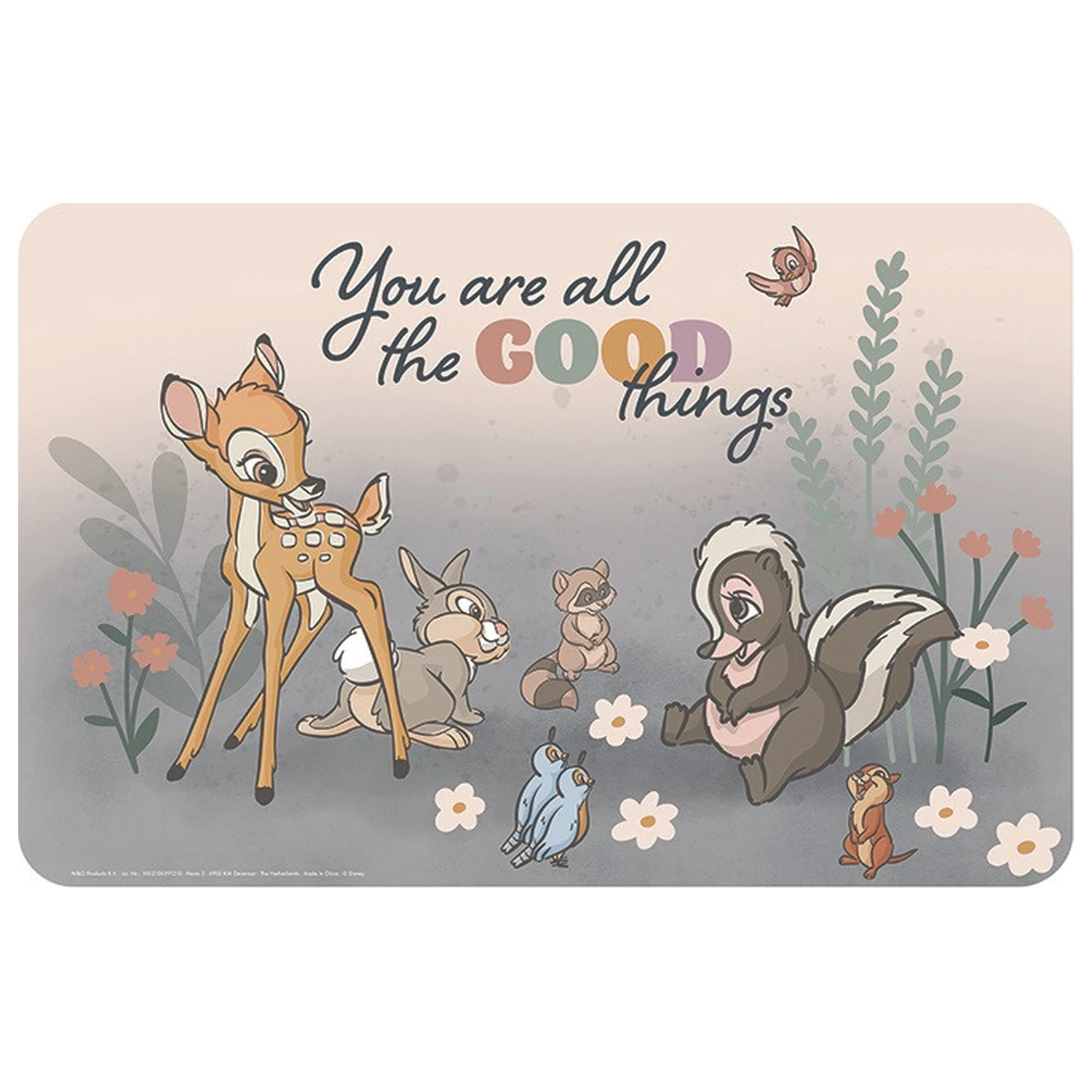 Disney Bambi Good Things Podložak za jelo 43x28 cm fotografija proizvoda