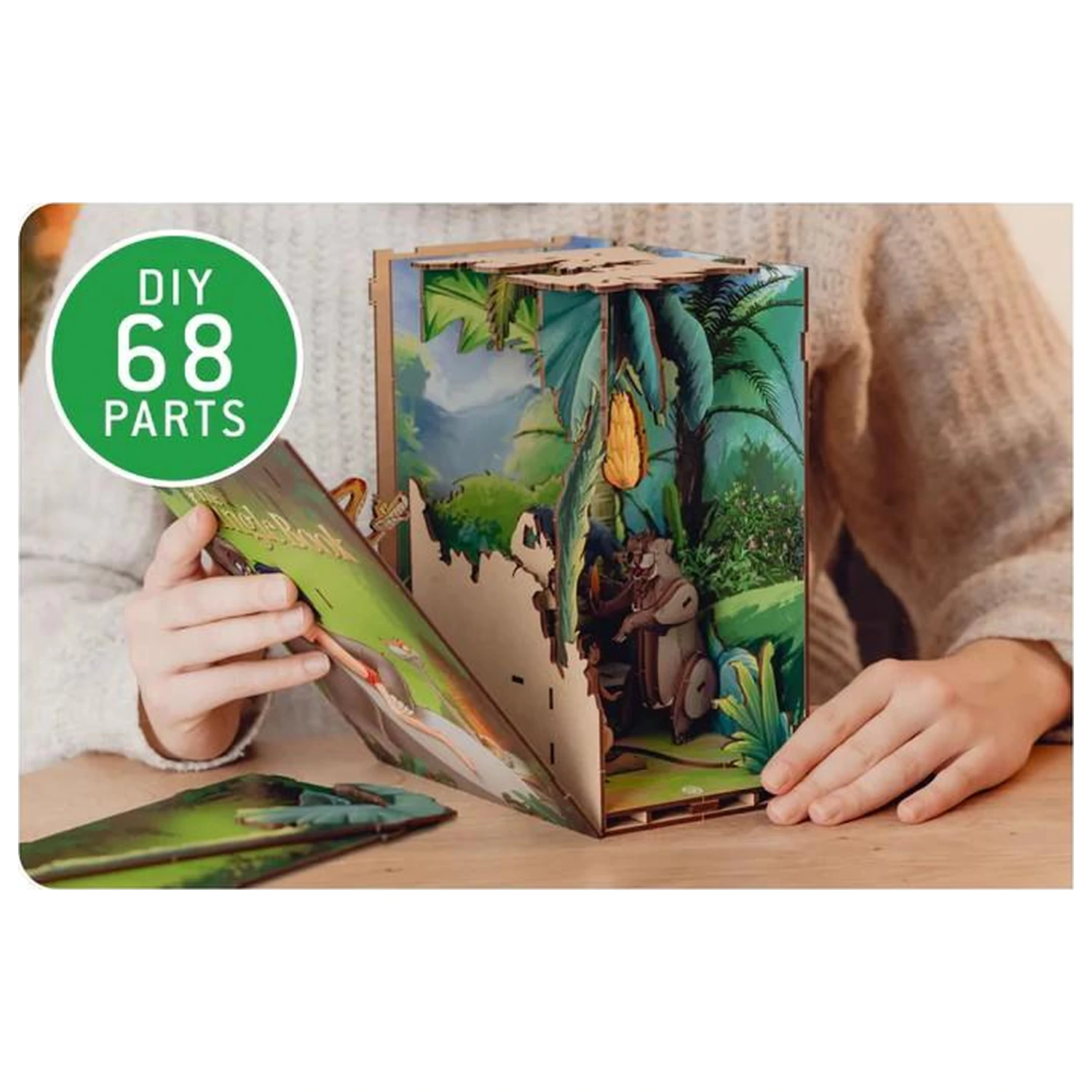 Disney Book Nook Komplet The Jungle Book 68 komada + LED svjetlo fotografija proizvoda