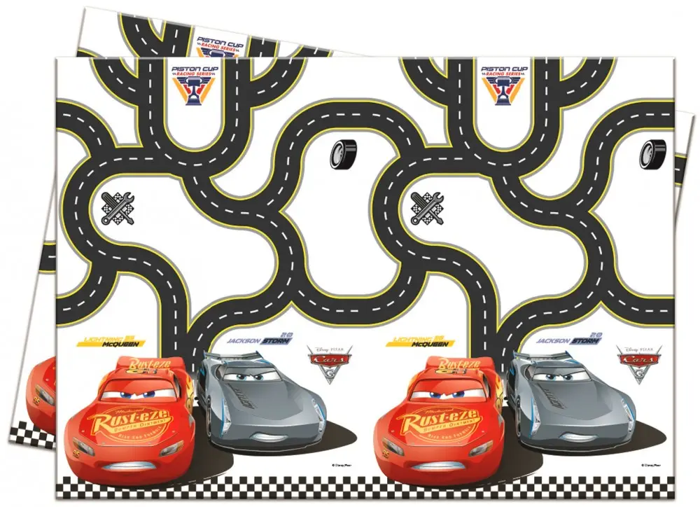 Disney Cars 3 Stolnjak 120x180 cm fotografija proizvoda
