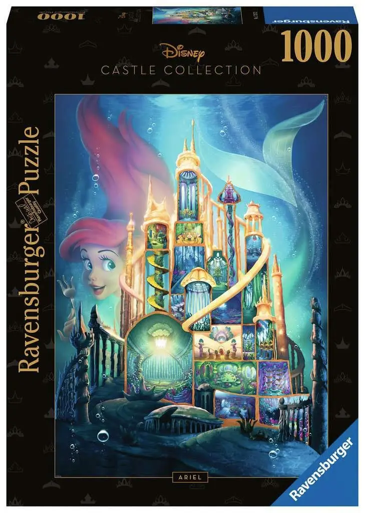 Disney Castle Collection Jigsaw Puzzle Ariel (The Little Mermaid) (1000 dijelova) fotografija proizvoda